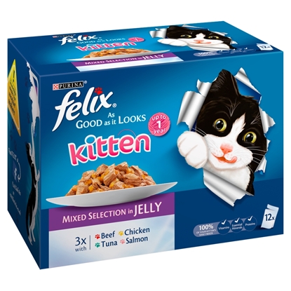 Picture of FELIX AS GOOD AS IT LOOKS KITTEN 12 PACK